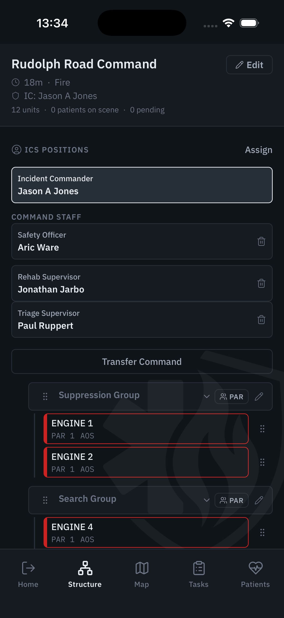 CommandKit active incident view