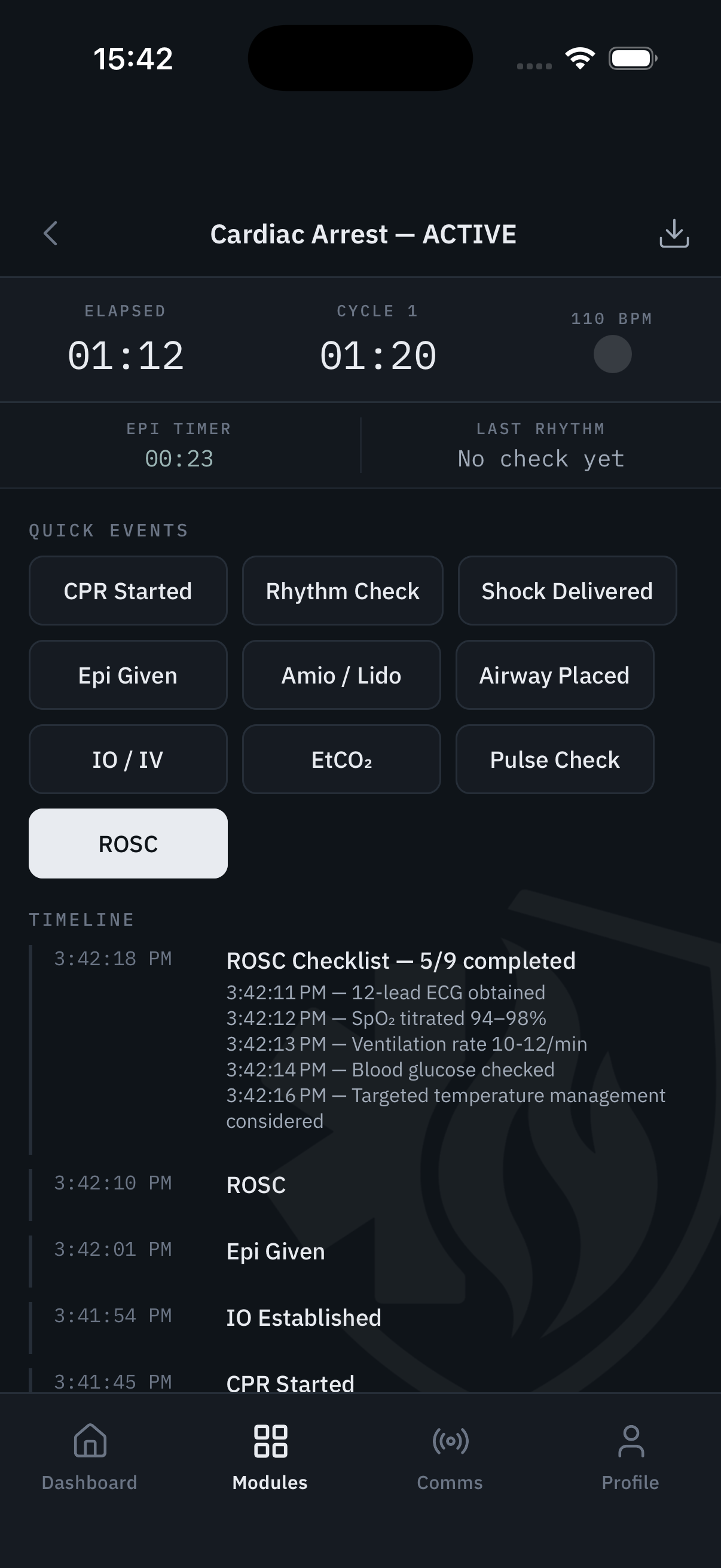 SceneKit ArrestOps cardiac arrest management